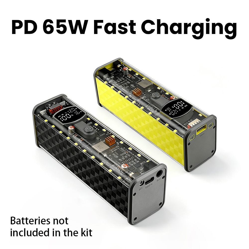 PD 65W パワーバンク DIYケース 8x18650 バ - Power Banks のレビューと価格