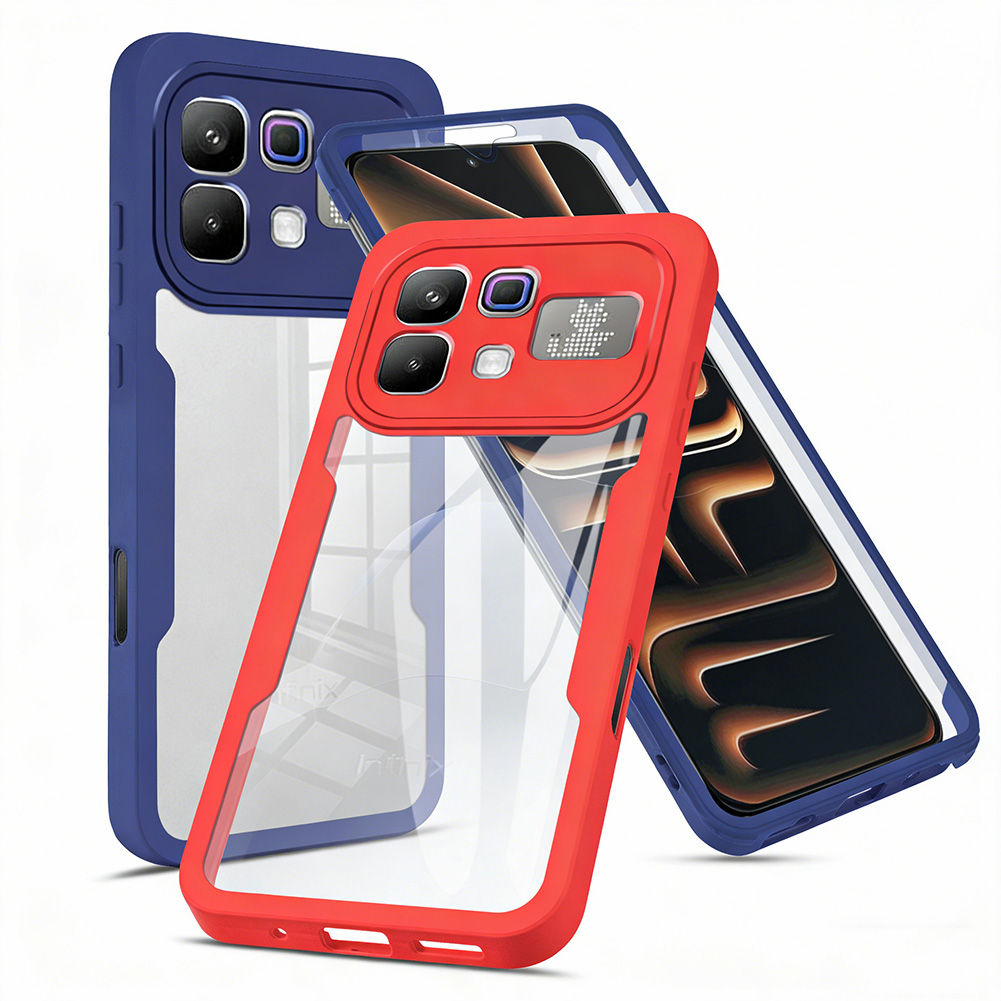 ラグジュアリー トランスペアレント 360 °   フルボデ - Heavy Duty 360 Full Body Protective Case のレビューと価格