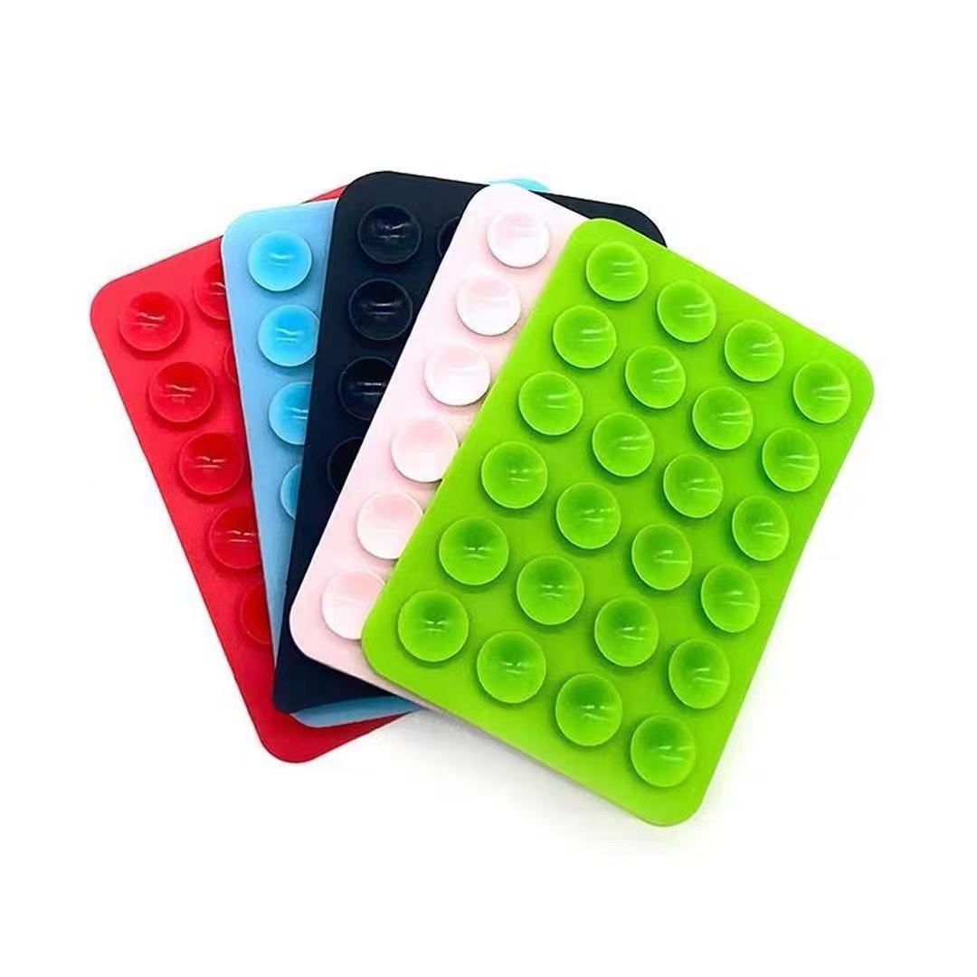 シリコン吸盤式スマホホルダー 正方形 滑り止め背面ステッカー - Phone Cases のレビューと価格
