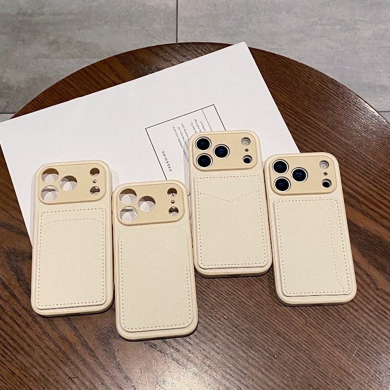 PUレザー財布型スマホケース カードホルダー付き iPhon - Leather Wallet Card Holder Phone Cover のレビューと価格