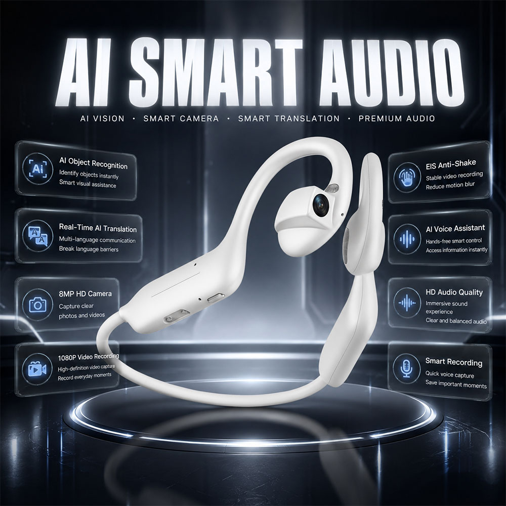 新製品 1080P UHD ブルートゥースイヤホン 800W - Earphones のレビューと価格