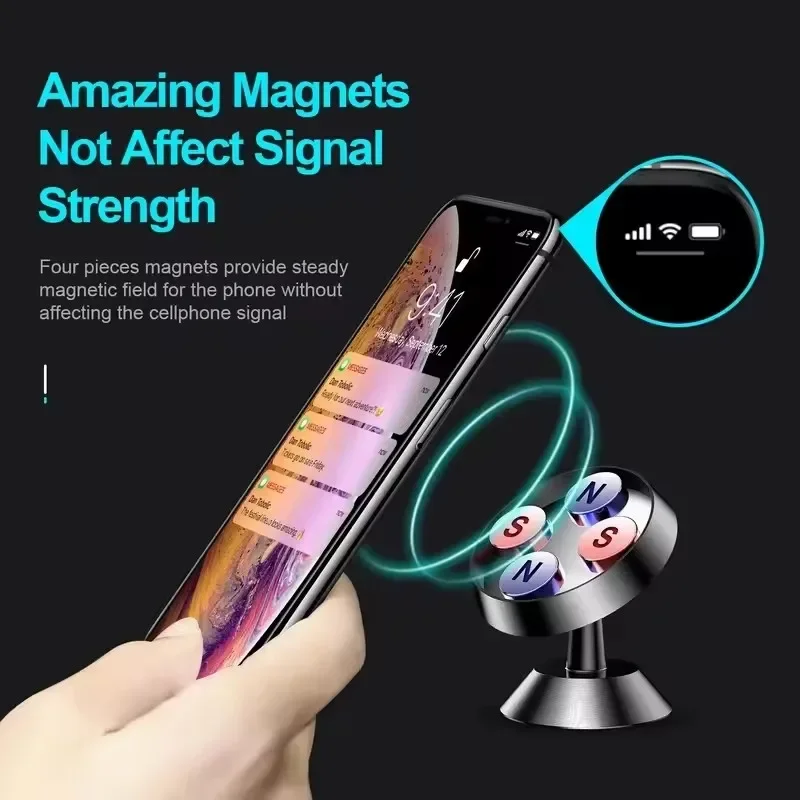 マグネット式車載携帯電話ホルダー マグネットマウント モバイ - Phone Stands のレビューと価格