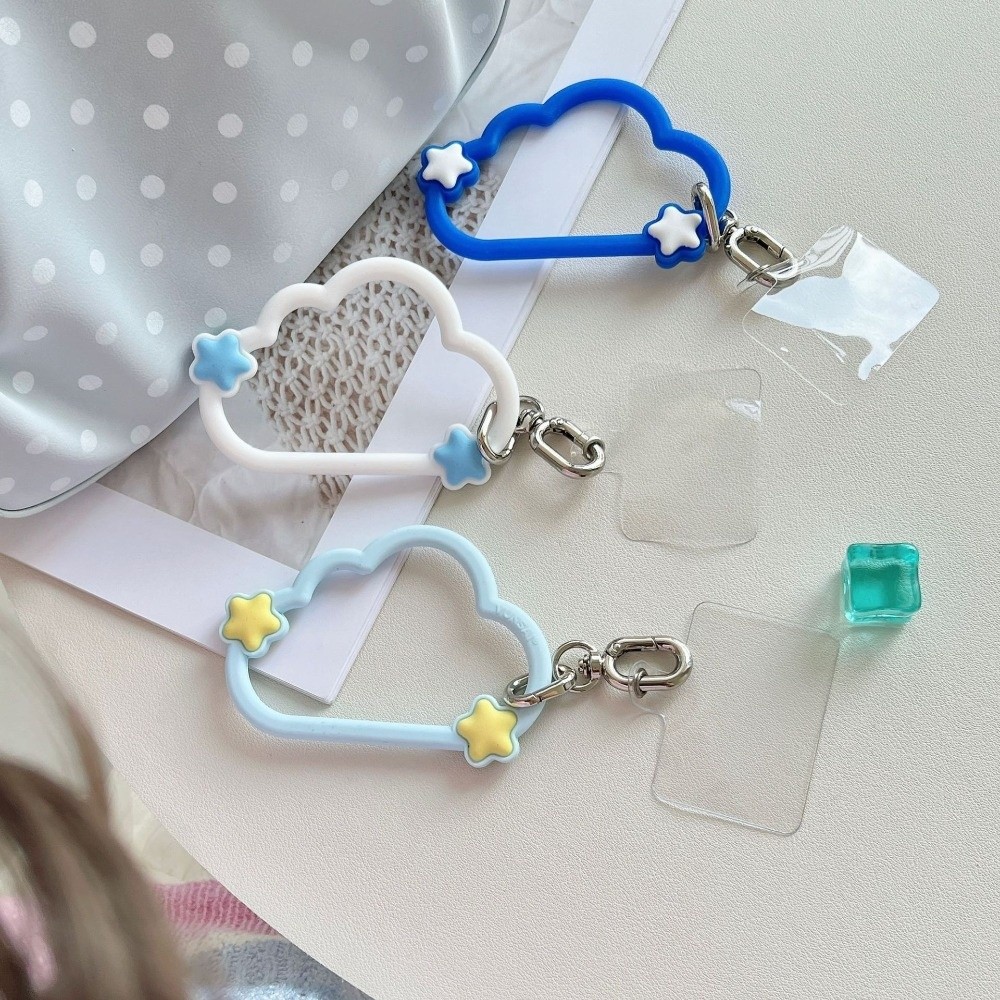 かわいいシリコン製携帯電話ストラップ、紛失防止雲型リストスト - Cute Cartoon Wrist Strap Silicone Case のレビューと価格