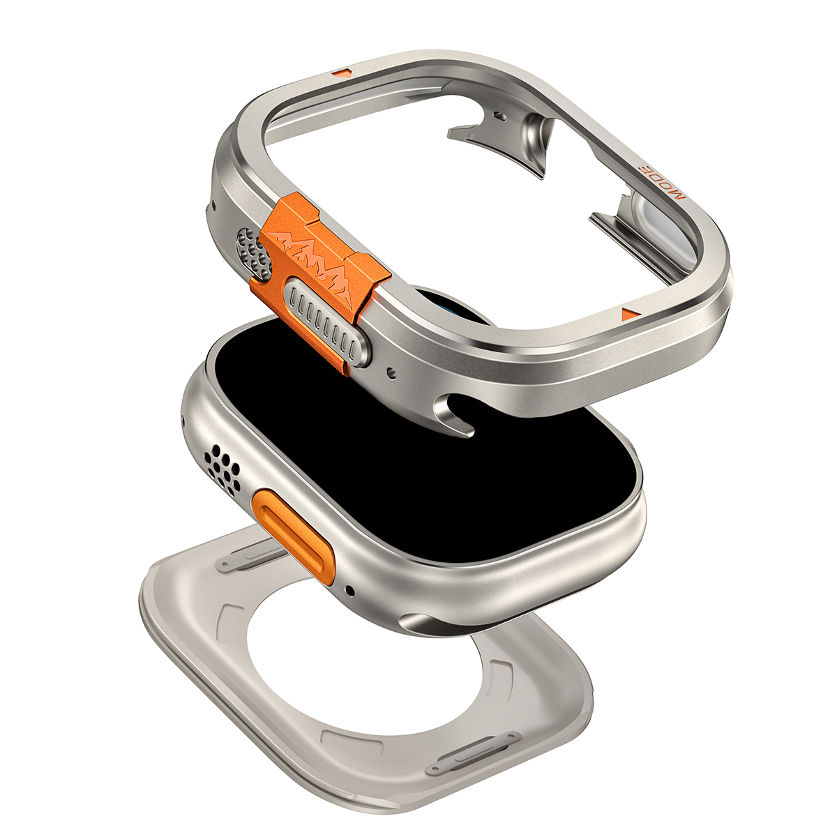 Apple Watch Ultra 3 2 49mm用メタル - Metal Bumper Aluminum Frame Case のレビューと価格