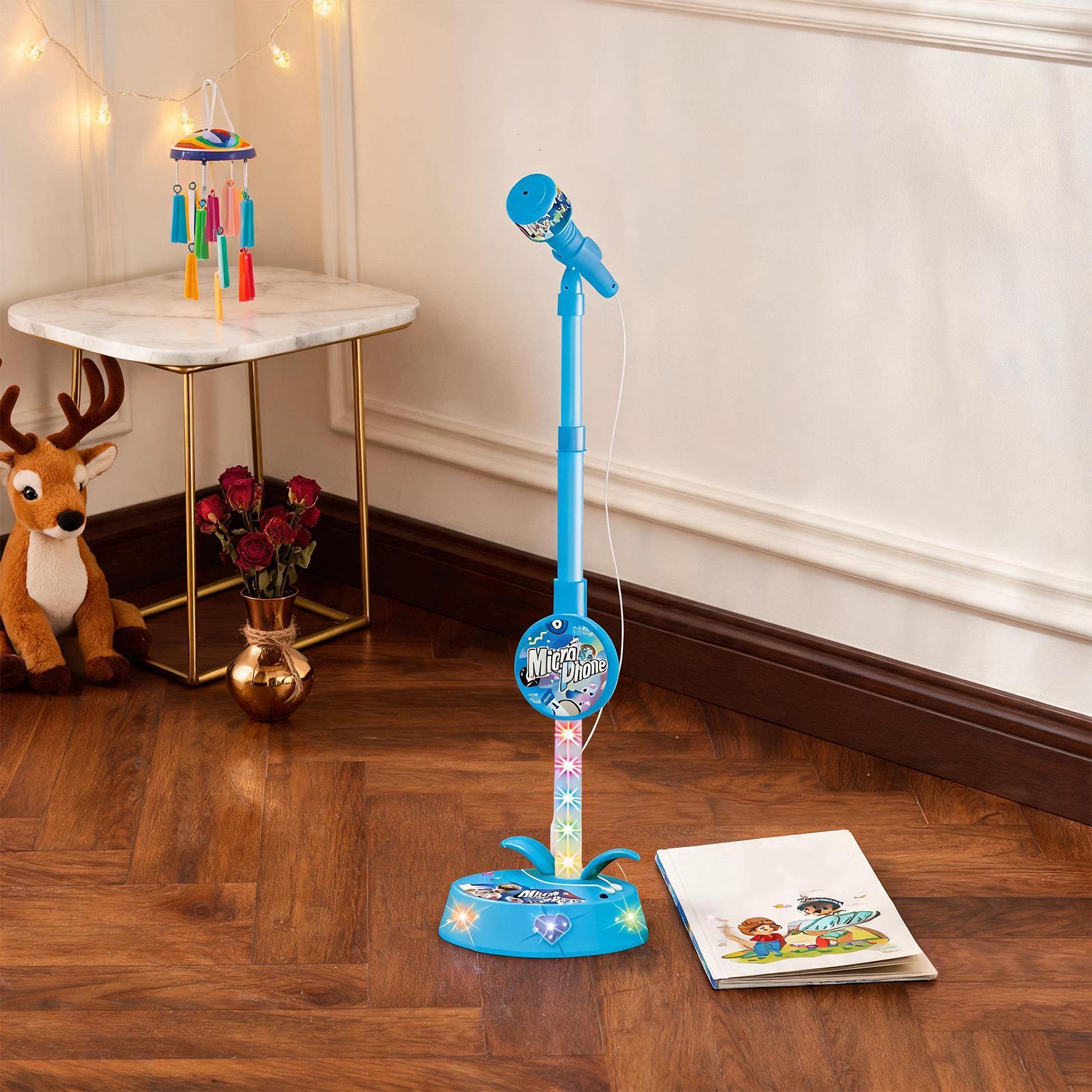 子供用マイク スタンド付き ワイヤレス 高さ調節可能 ポータ - Phone Stands のレビューと価格