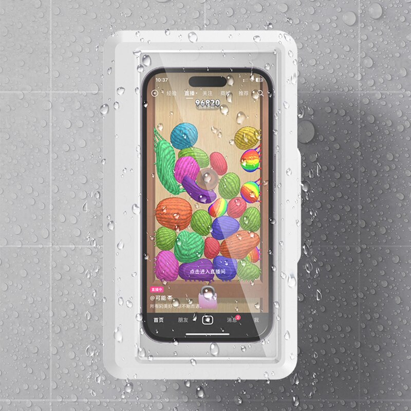 浴室用防水スマホホルダー、壁掛け式スマホケーススタンドボック - Phone Stands のレビューと価格