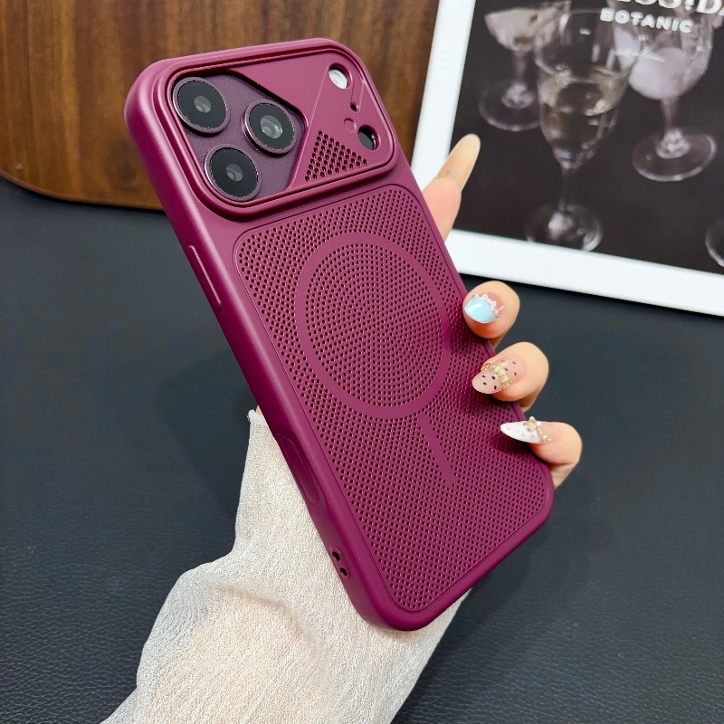 iPhone 18 17 16 15 14 13 Pro M - Heat Dissipation Mesh Breathable Case のレビューと価格