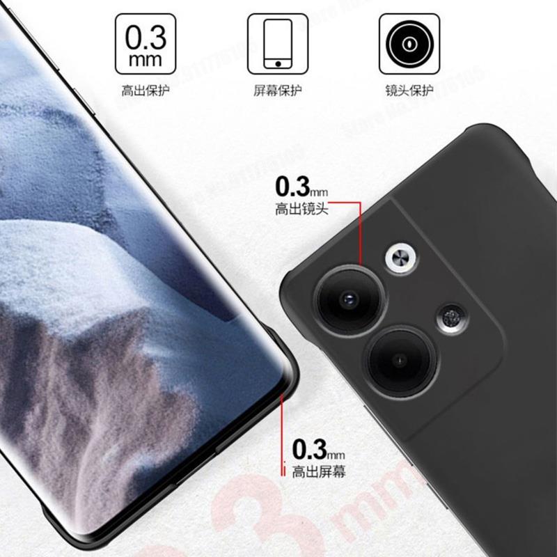 スマートフォン用の超薄型ケース,保護カバー付きの明るいマット - Ultra Thin Frameless Phone Cover のレビューと価格