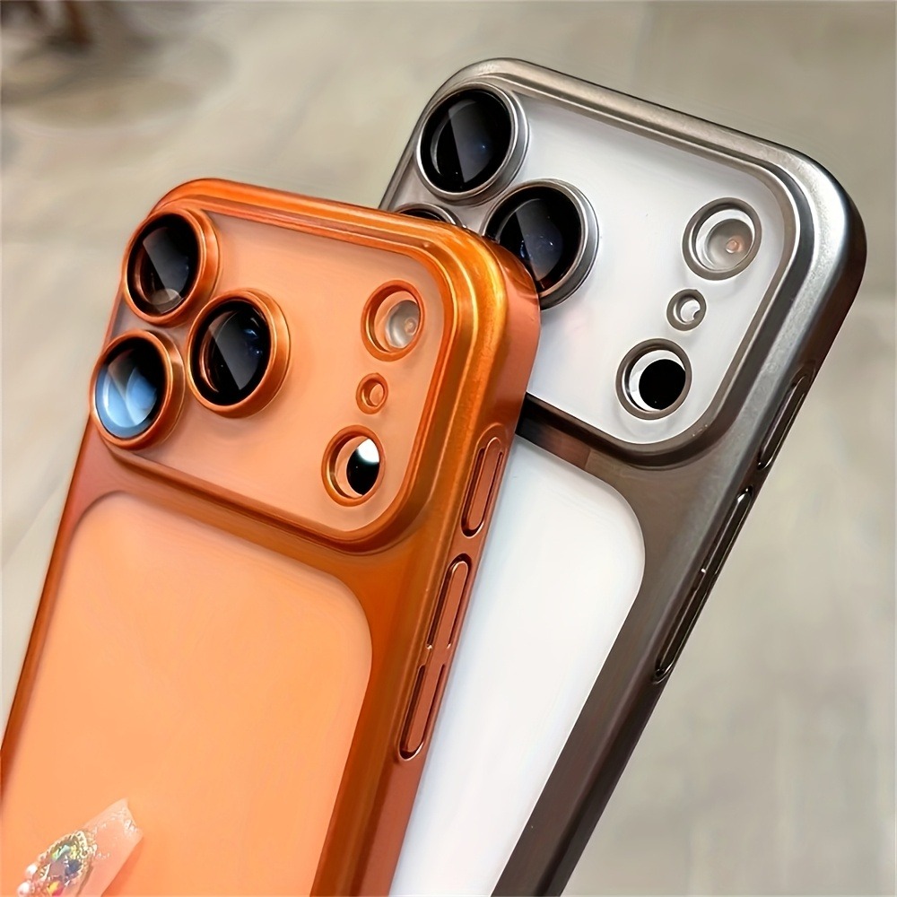 高級メッキ加工マット半透明スマホケース iPhone 17  - Matte Hard Pc Back Case のレビューと価格