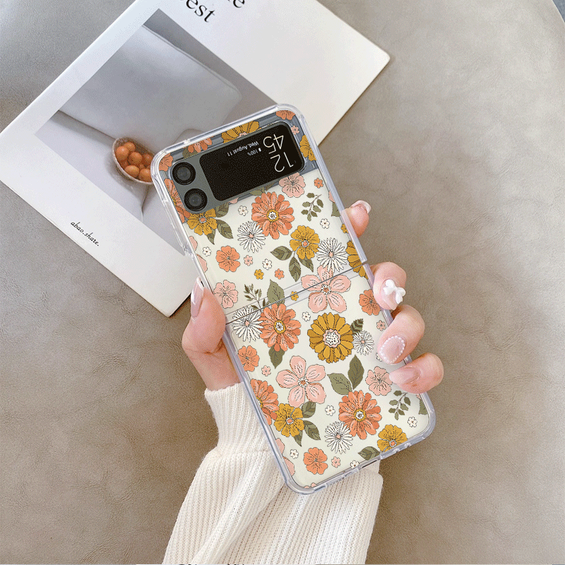 ヴィンテージフラワー柄スマホケース Samsung Gala - Vintage Floral Pattern Soft Case のレビューと価格