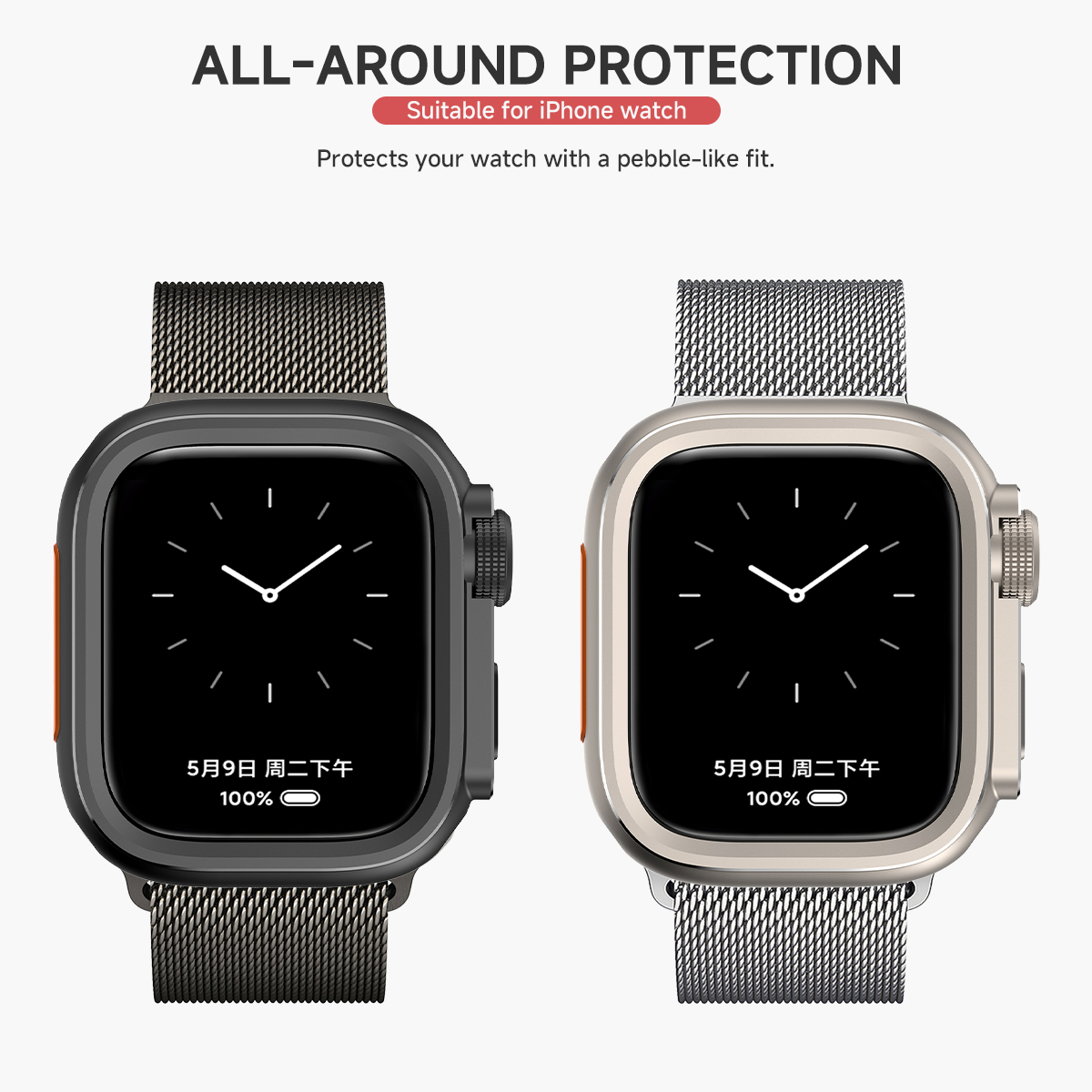 アルミニウム合金ケース Apple Watch Ultra  - Metal Bumper Aluminum Frame Case のレビューと価格